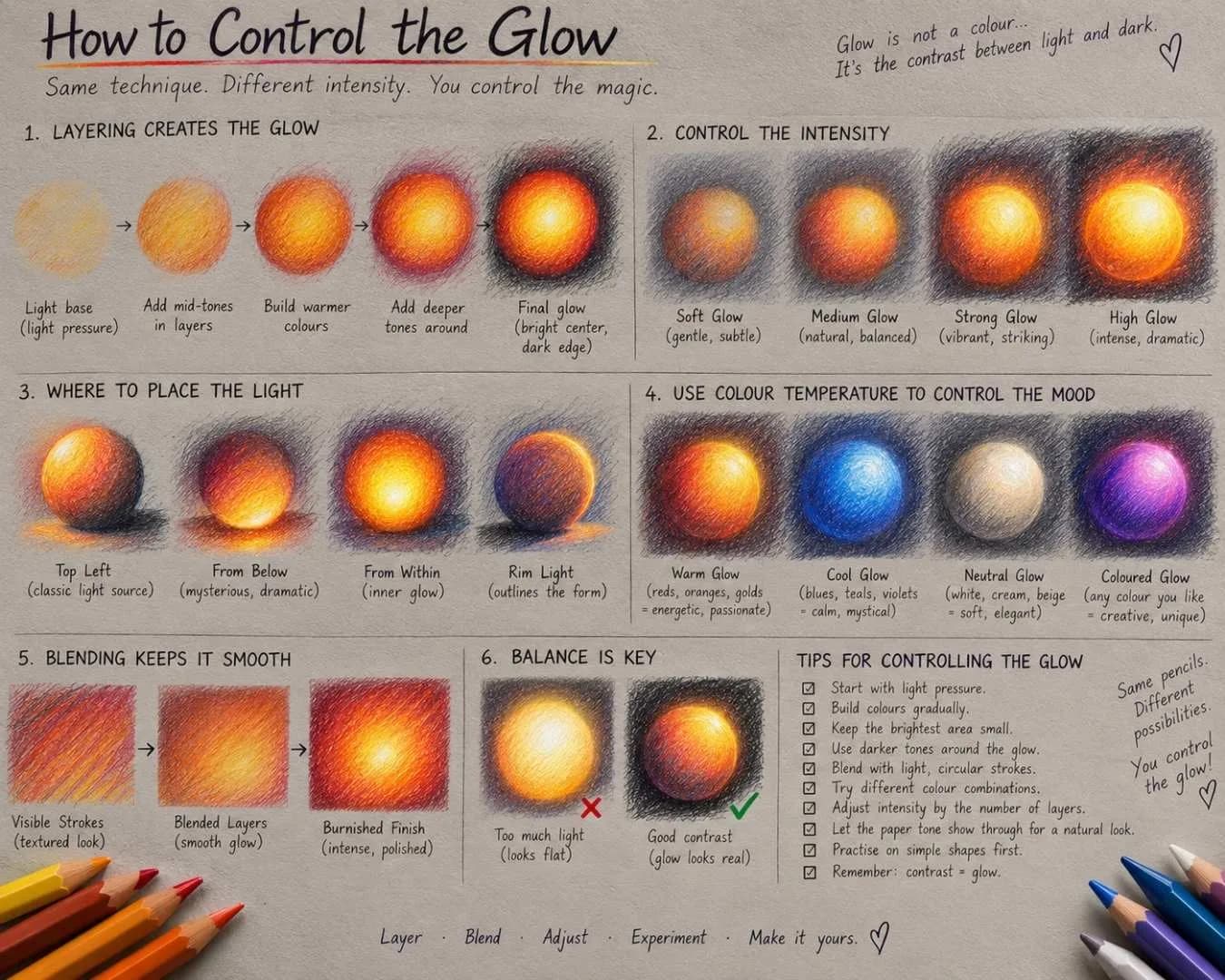 Bonus 2: Control Your Light & Shadow Reference Sheet
